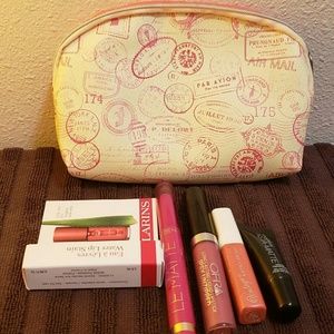 Lip bundle. 5 new unused lip products with bag.